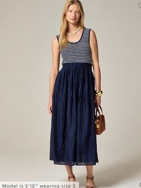 J Crew Gathered-waist most dress in S EUC/like new